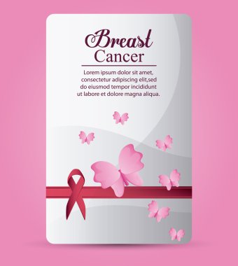 kurdele kelebek meme kanseri tasarımı