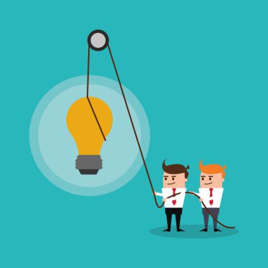 businesman çizgi film proje tasarım