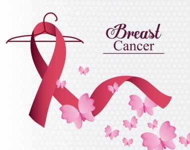 kurdele kelebek meme kanseri tasarımı