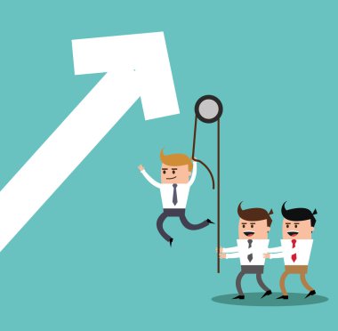 businesman çizgi film proje tasarım