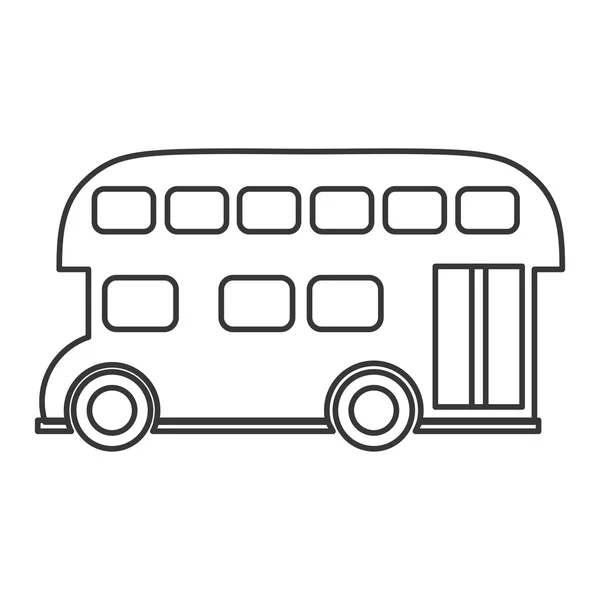 London design de ônibus Inglaterra — Vetor de Stock