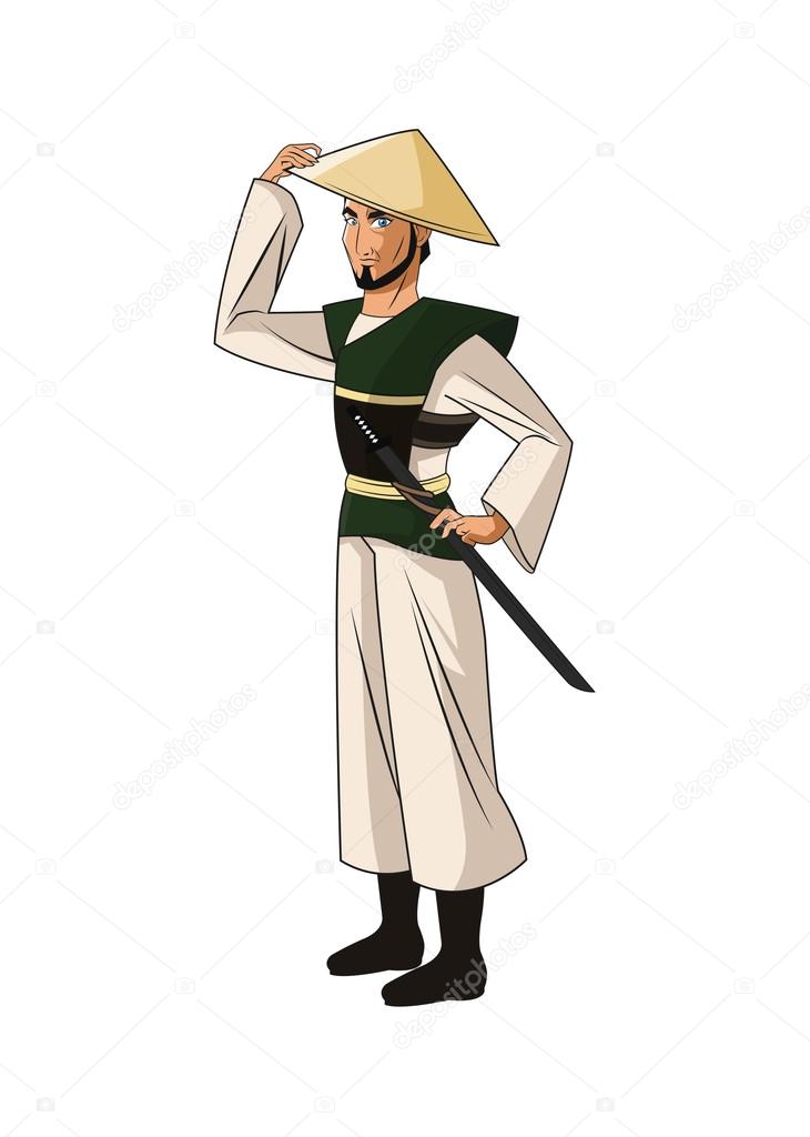 Samurai man cartoon design Stock Vector Image by ©jemastock #122419668 Samurai man cartoon design Stock Vector Image by ©jemastock #122419668