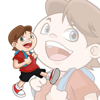 çocuk çocuk çizgi film okul tasarım