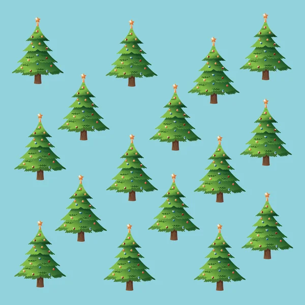 Feliz Natal pinetree design — Vetor de Stock