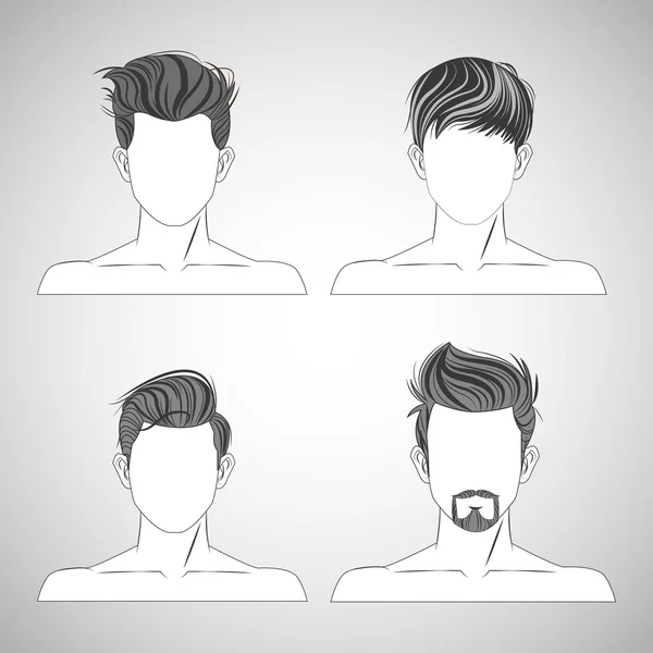 Mannen och hår stil design — Stock vektor