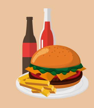 hamburger ve fast food tasarım