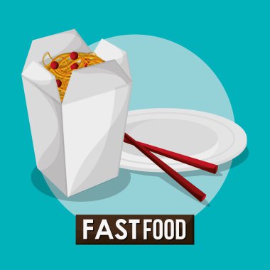 makarna kutusu ve fast food tasarım