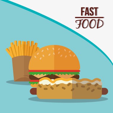 hamburger ve fast food tasarım