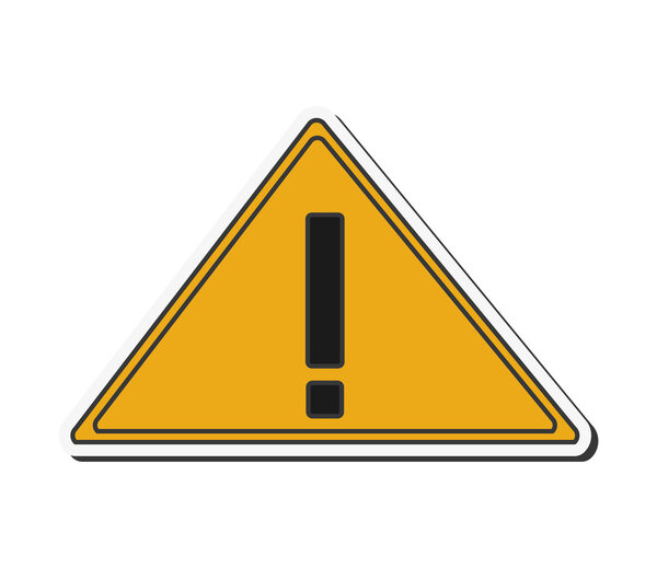 road sign security warning design