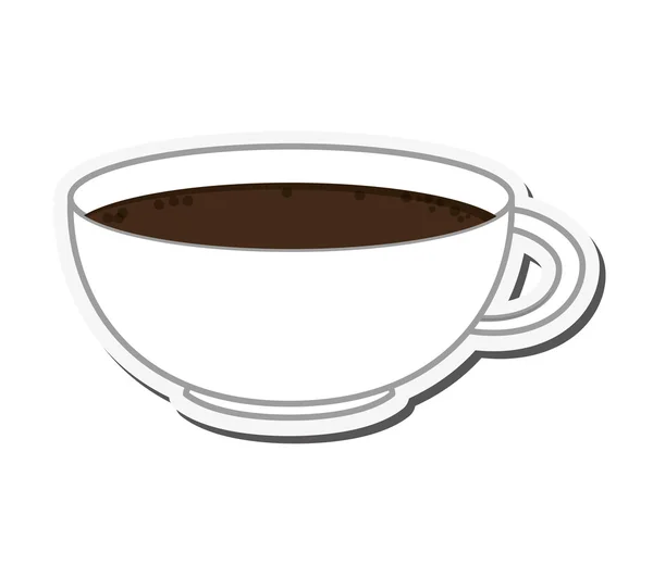 Kahve kupa mağaza tasarım — Stok Vektör