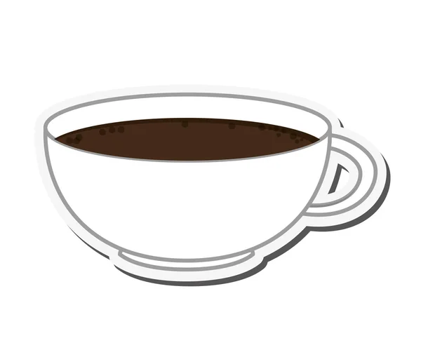 Café taza tienda diseño — Archivo Imágenes Vectoriales