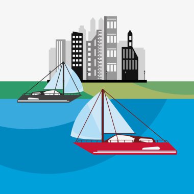 Yelken tekne simgesi