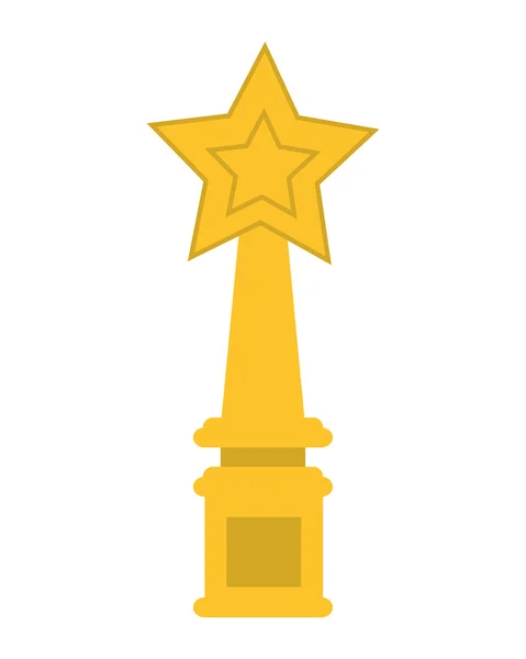 Αστέρι trophy νικητής σχεδιασμού — Διανυσματικό Αρχείο
