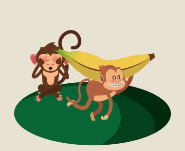 Orman maymun çizgi film