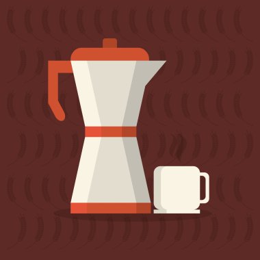 kahve ve pasta resmi