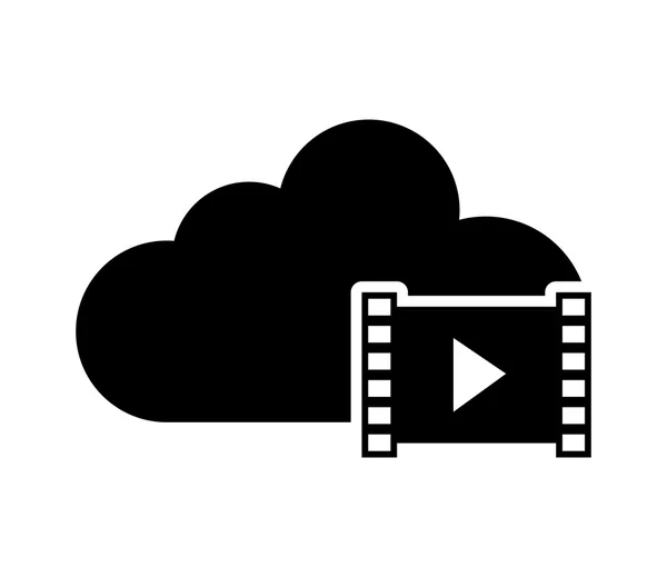 Storage cloud icon — Stock Vector