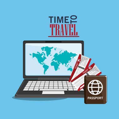 bilgisayar ve seyahat ile ilgili simgeler