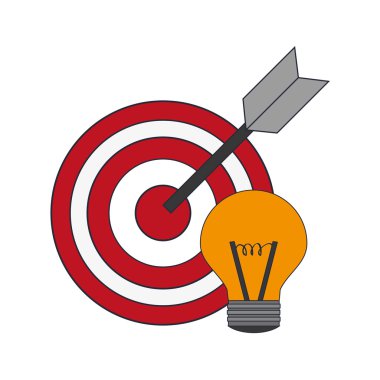 Bullseye ve ampul simgesi