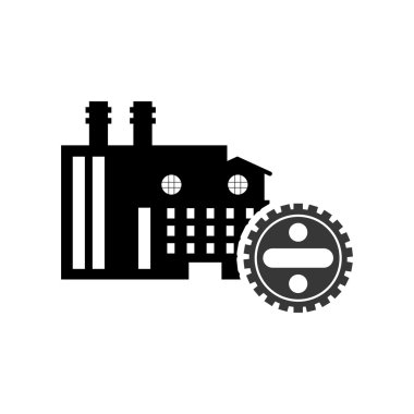 Fabrika ve dişli simgesini