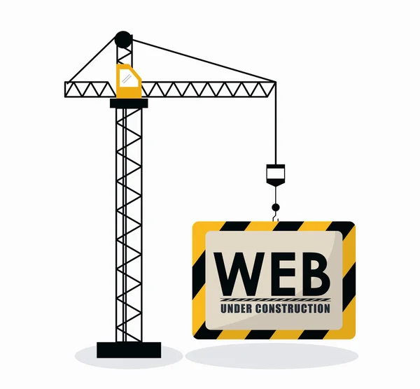 En construcción y diseño de reparación — Vector de stock