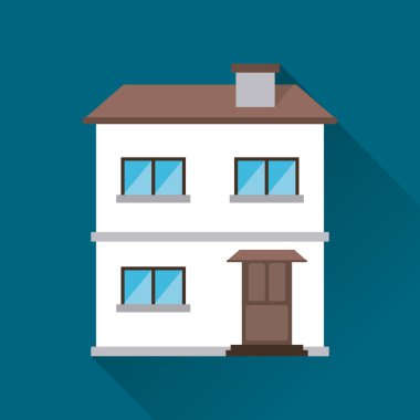 Renkli ev bina tasarımı