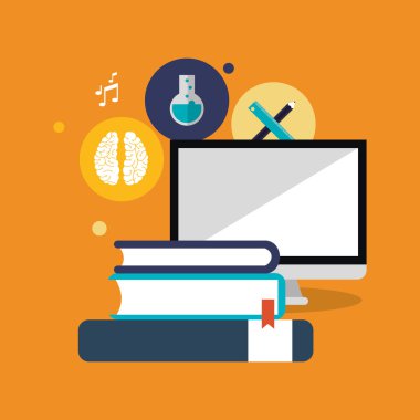 Eğitim ve akademik ilgili simgeler resim