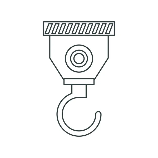 Kraan van industrie en fabriek concept — Stockvector