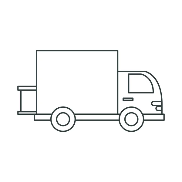 Truck of Delivery and shipping concept — Stock Vector