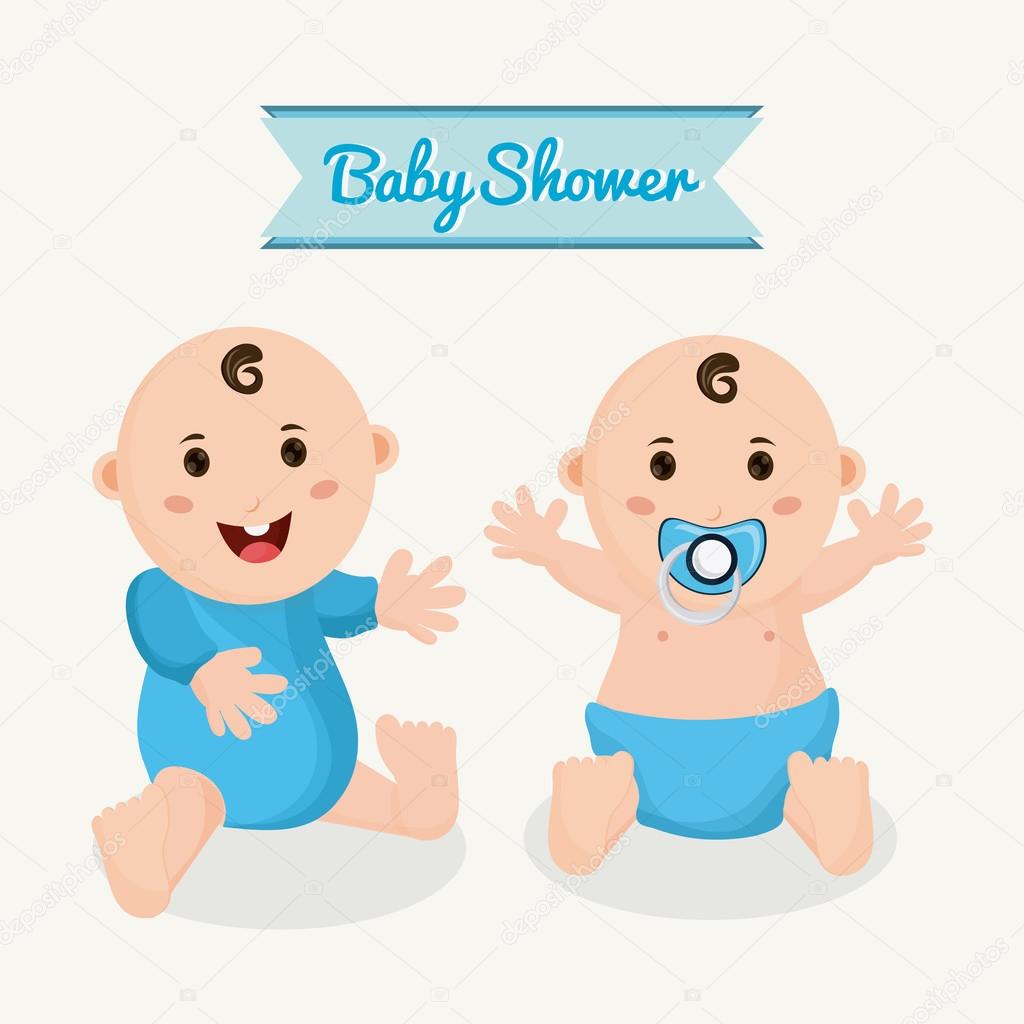 Baby boy cartoon of baby shower concept Stock Vector Image by ©jemastock #124463572 Baby boy cartoon of baby shower concept Stock Vector Image by ©jemastock #124463572