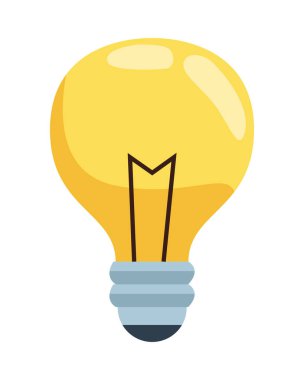 ampul ışığı çözeltisi izole edilmiş simge