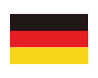 Almanya bayrağı ülke izole simgesi