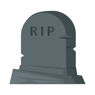 Kelime simgesiyle mezarlık mezarı