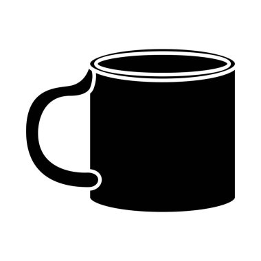 kupa içecek çatal bıçak izole simgesi