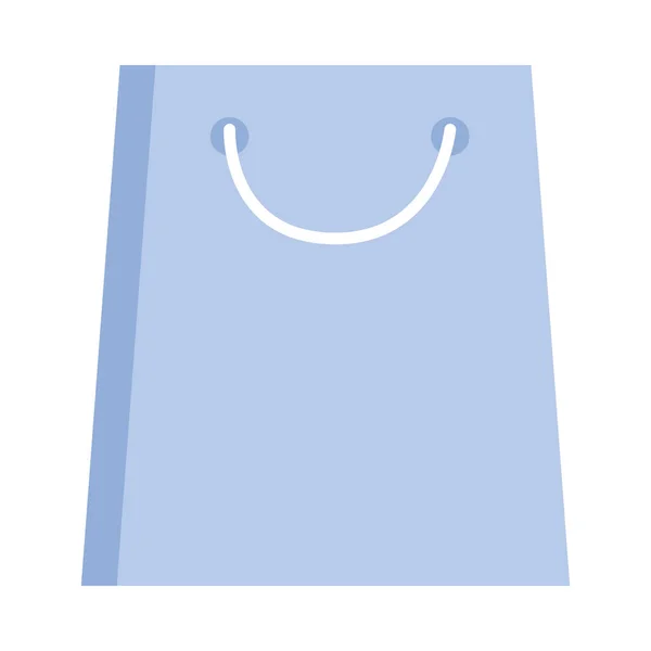 Fehér bevásárló zsák mockup márka ikon — Stock Vector