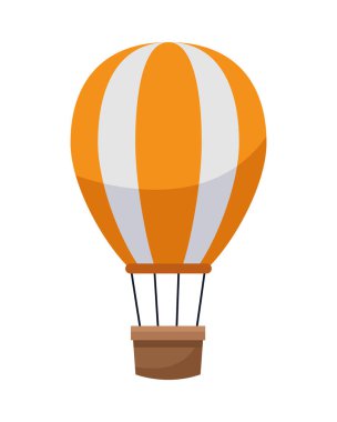 balon hava sıcak izole simgesi