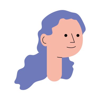 kadın hasta avatar karakter simgesi