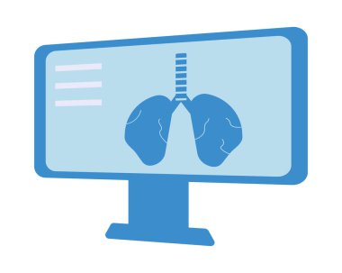 Test simgesindeki akciğerler