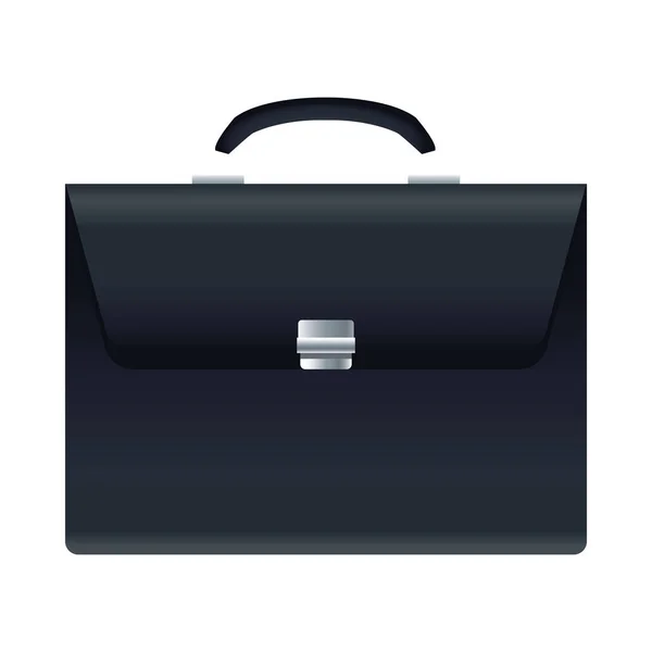 Elegante cartera maqueta icono aislado — Vector de stock