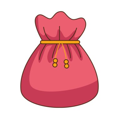 Çin çuvalı ikonu izole edilmiş