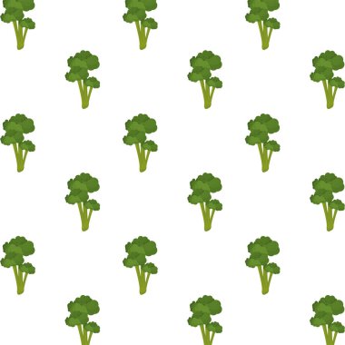 Brokoli taze sebze desenli.