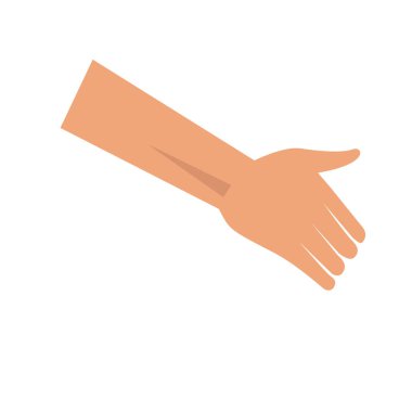 El insan konumu izole edilmiş simge