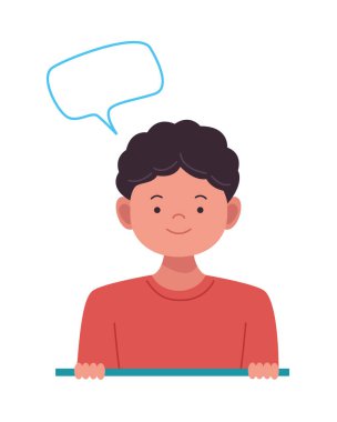 Mutlu küçük çocuk Avatar karakteri