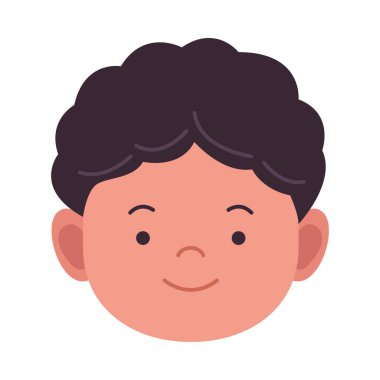 Mutlu küçük çocuk Avatar karakteri