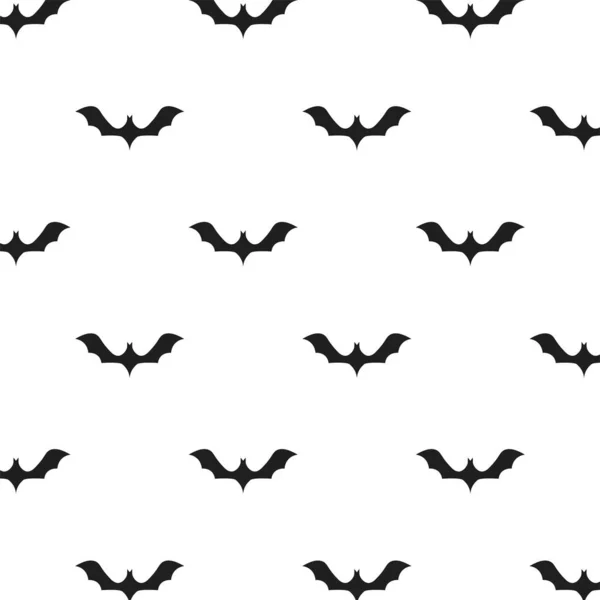 Halloween nietoperze latające wzór tła — Wektor stockowy