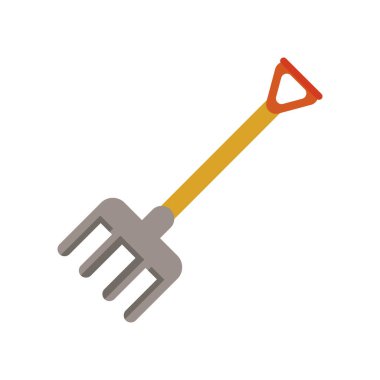 tırmık bahçe aracı düz biçim simgesi