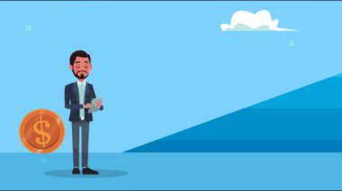 Altın para karakteri olan başarılı bir iş adamı.