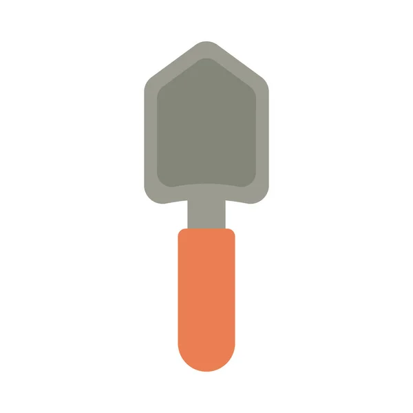 Spatula gardening tool flat style icon — Stock Vector