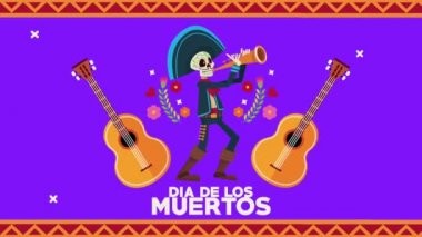 Bunu mariachi kafatası trompet ve gitar çalarak kutluyoruz.