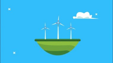 Dünyayı rüzgar türbinleri enerjisiyle kurtaralım.