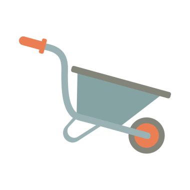 el arabası bahçe aracı düz stil